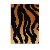 Linen Sateen Tiger Napkins in Natural - Exotic Pattern, Evocative Aesthetic - Sophisticated Linen Napkins