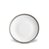 Soie Tressée Bread and Butter Plate in Platinum - Classic Yet Modern Design Made of Limoges Porcelain