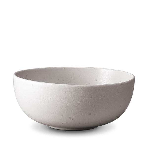 Large Terra Salad and Ramen Bowl in Stone - Hand-Crafted from Porcelain and Glazed Meticulously - Organic Shape