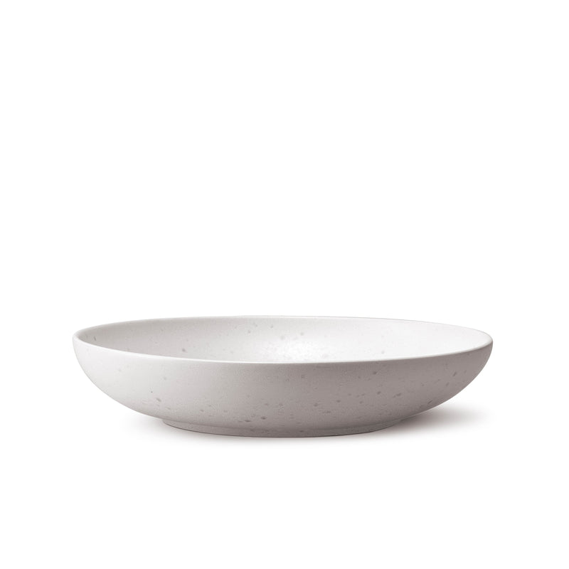 Medium Terra Coupe Bowl in Stone - Hand-Crafted from Porcelain and Glazed Meticulously - Organic Shape