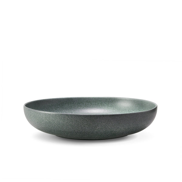 Medium Terra Coupe Bowl in Seafoam by L'OBJET - Hand-Crafted from Porcelain and Glazed Meticulously - Organic Shape