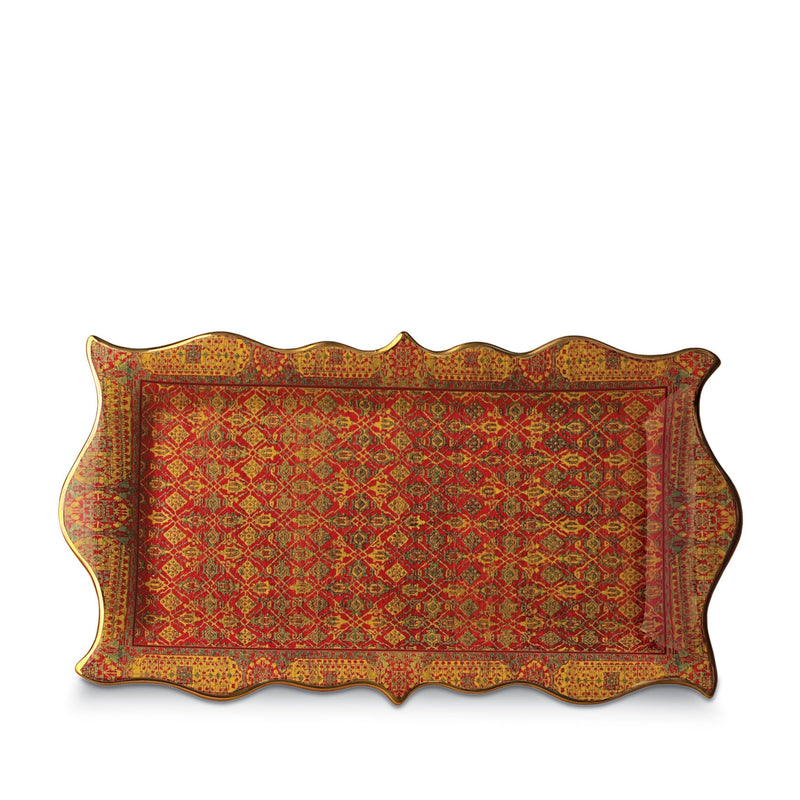 Tabriz Rectangular Platter by L'OBJET - Reminiscent of an Old World Marketplace - Unique Collection with Distinctive Design