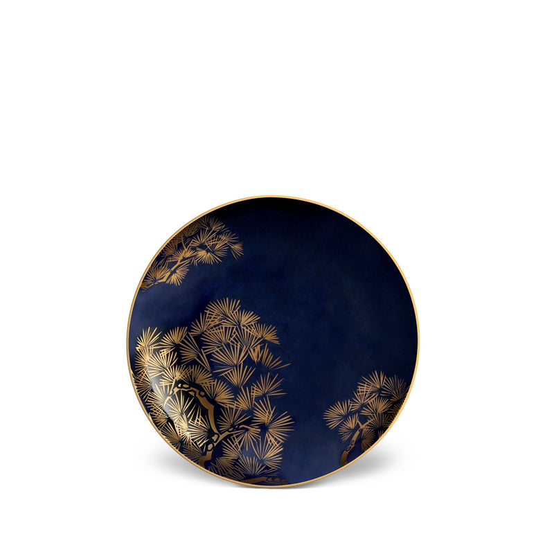 Zen Bonsai Small Dish by L'OBJET - Mystical Aesthetic with Midnight Blue Background - Visionary Workmanship