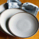 Tabletop with Three Ring Napkin Jewels