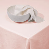 Linen Sateen Tablecloth - Pink